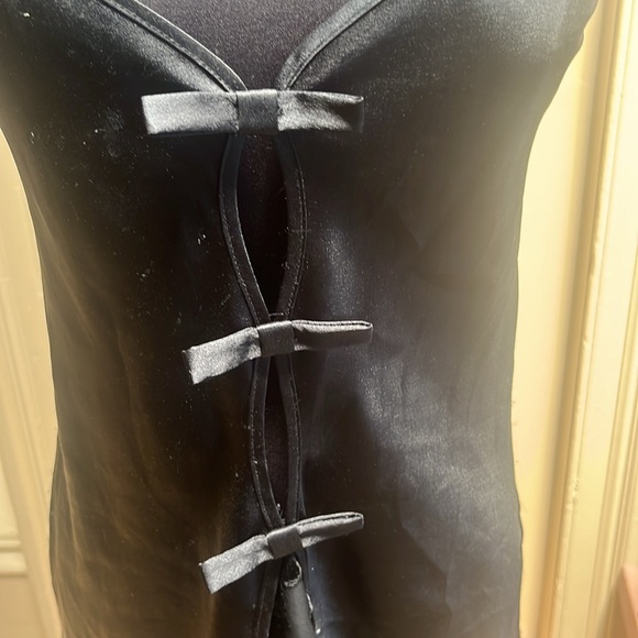 Valentino night silk and velvet sleep gown - Picture 3 of 7